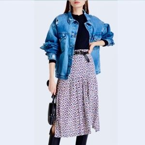 NWT!!! ISABEL MARANT  Pleated Silk Skirt